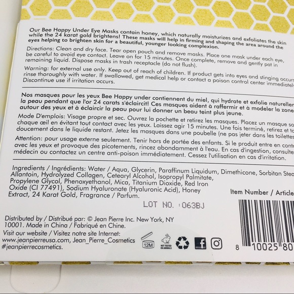 Eye mask lip mask 24K GOLD & HONEY!! - Picture 7 of 11